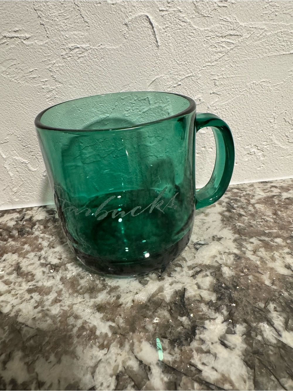 Green Starbucks, coffee mug